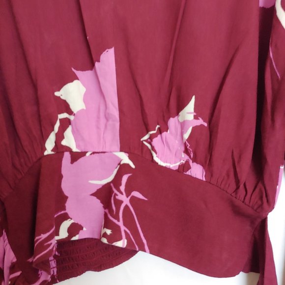 Free People Say you Love Me high neck keyhole in front & open back with sash  XS - Picture 4 of 14